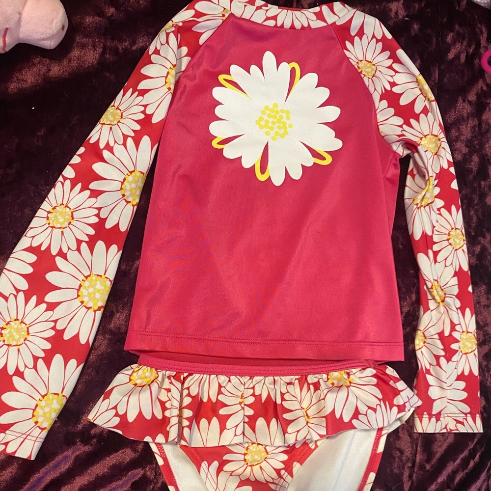 Gymboree floral 2piece swimsuit